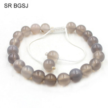 Free Shipping 6mm 8mm 10mm Women Jewel Natural Gems Stone Adjustable Jewelry Gray Agat Beaded Bracelet 2024 - buy cheap