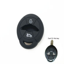 Fit For Bmw Mini Cooper One S R50 R52 R53 Keyless Rubber Fob Shell Holder Protector 2 Button Silicone Remote Key Cover Case Skin 2024 - buy cheap