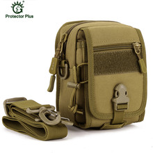 Military Tactical Bag Nylon Waterproof Molle Pouch Running Package Climbing Travel Hiking Bags For 5.5 inch Mobile Phone 2024 - buy cheap