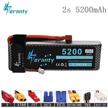 High Rate 7.4V 5200mAh Lipo Battery For RC Cars Robot Airplanes Helicopter Parts 2s Lithium battery 7.4v RC Drone Battery 1Pcs 2024 - buy cheap