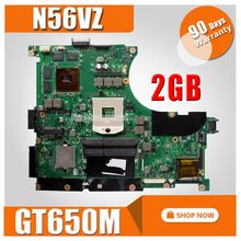 N56VZ Motherboard GT650M 2GB Para For Asus N56V N56VJ N56VZ N56VB N56VM laptop Motherboard Mainboard N56VZ N56VZ Motherboard 2024 - compre barato