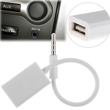 Надежный 3,5 мм штекер AUX аудио разъем USB 2,0 Женский конвертер Кабель Автомобильный MP3 2024 - купить недорого