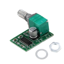 Mini PAM8403-Placa de amplificador de Audio, 5V, 2 canales, alimentación USB, 3W, Control de volumen 2024 - compra barato