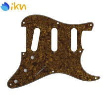 NEW Guitar Accessories 8 Hole SSS Electric Guitar Pickguard Pick Guard Scratch Plate Brown Pearl for Strat Guitar 2024 - buy cheap