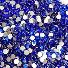 YANRUO-diamantes de imitación de Strass Azul zafiro, cristal sin fijación en caliente, para ropa, 2058NoHF SS20, 4,6-4,8mm 2024 - compra barato
