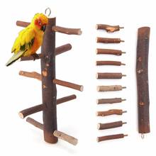 Funny Bird Parrot Toy Pet Wooden Rotate Ladder Stand Play Toys Hamster Cage Climbing Parakeet Toy Birds Supplies C42 2024 - buy cheap