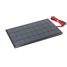 Panel Solar policristalino de cable de extensión de 9 V y 3 W, cargador de batería de silicona, bricolaje, pequeño, Mini cable Solar de juguete, 9 V, 3 W, voltios 2024 - compra barato
