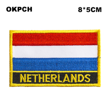Нидерландские патчи квадратной формы с флагом, патчи с вышивкой орзен, пользовательские наклейки для одежды 2024 - купить недорого