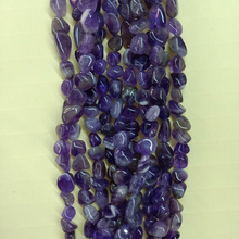 Freefrom Shape Natural Amethysts Stone Beads 6*9MM Loose Purple Quartz Stone Beads For Jewelry Necklace DIY Making Accessories 2024 - buy cheap