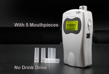 3 pieces New Product 2017 Professional Alcohol Concentration Tester Breath Alcohol Meter Breathalyzer Alcohol Tester 2024 - buy cheap