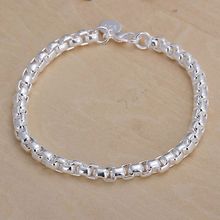 925 jewelry silver plated bracelet, 925 jewelry jewelry Round Bracelet H157 2024 - buy cheap