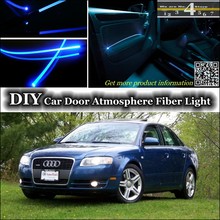 For Audi A4 S4 RS4 interior Ambient Light Tuning Atmosphere Fiber Optic Band Lights Inside Door Panel illumination Not EL light 2024 - buy cheap