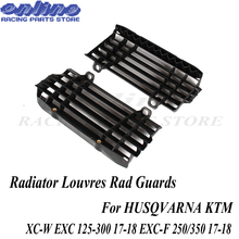 Radiator Louvres Rad Guards For HUSQVARN SX SXF XCF XCW EXC EXCF TE FE TC FC 125 150 250 300 350 450 500 Motocross Enduro 2024 - buy cheap