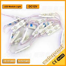 Factory price led module injection with lens 160 degree DC12V 0.48W 2835 2leds rgb led module light high bright 2024 - buy cheap