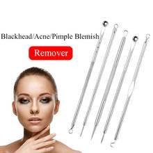 5pcs/set Blackhead Remover Acne Blackhead Vacuum Comedone Belmish Extractor Pimple Remover Tool Spoon for Face 2024 - buy cheap