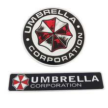 Car 3D Aluminum alloy Umbrella corporation stickers Resident Evil decals emblem decorations badge auto accessories Car styling 2024 - buy cheap