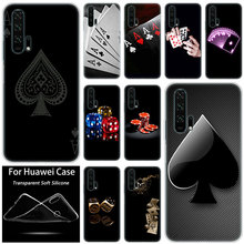 Hot Poker dice chips Fashion Soft Silicone Case for Huawei Honor 20 8A 7A Pro 10 9 8 Lite View 20 7S 8S 8X 7X 6X 8C 20i 10i Play 2024 - buy cheap