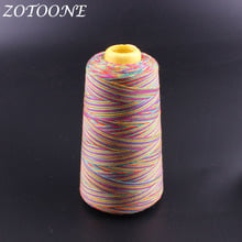 ZOTOONE Rainbow Color Polyester Sewing Thread Hand Quilting Embroidery Sewing Thread For Home DIY Sewing Accessories Supplies E 2024 - buy cheap