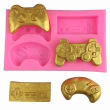 Moldes gamers de silicone, de silicone, para presente, moldes para decoração de bolo e de açúcar, ferramenta de confeitaria 2024 - compre barato