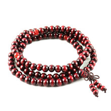 Sennier 6mm 108 natural Sandalwood Buddha Meditation Beads Bracelets For Women Men Tibetan Prayer  Mala Rosary Bracelet 2024 - buy cheap