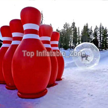 Outdoor Sports Game 70Inch 1.8m Giant Inflatable Bowling Pin with Ring Game Large Inflatable Pins 2024 - buy cheap