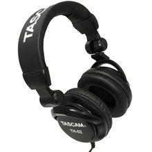 Tascam-fones de ouvido preto fechado com suporte para cabeça, para estúdio de gravação, monitor profissional 2024 - compre barato