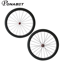 FREE SHIPPING Only 1510g U shape 25mm width 50mm clincher super light Straight pull bicycle wheels with R36 ceramic bearing hub 2024 - buy cheap