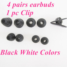 Promotion!!!Replacement tips and ear buds earbuds for Tour In-Ear headphone Black White to Choose 2024 - buy cheap