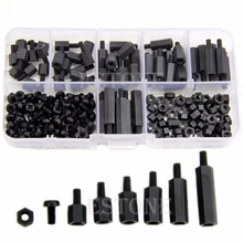 M3 Nylon Black Hex M-F Spacers/ Nuts /Screws Assorted Kit, Standoff Hot Dropship 2024 - buy cheap