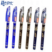 3/12Pcs/Set Erasable Washable Pen Handle 0.38mm Blue Black Red Erasable Gel Pen Refill Rod School Office Writing Stationery 2024 - buy cheap