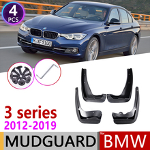 Para BMW Serie 3 F30 F31 2012 ~ 2019 guardabarros coche barro guardia solapa antichapoteo guardabarros 2013 accesorios 2014 2015, 2016, 2017, 2018 2024 - compra barato