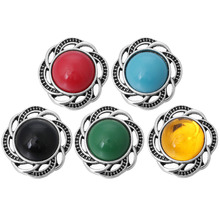 10pcs/lot New Snap Jewelry Vintage Mixed 18mm Metal Snap Buttons Fit 18mm Snap Bracelet Necklace for Snaps Button Jewelry 2024 - buy cheap
