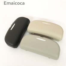 Emaicoca Car Sun Visor Glasses Case For Volvo S30 S60 S80 S40 XC60 XC90 V40 V60 C30 XC70 V70 2024 - buy cheap