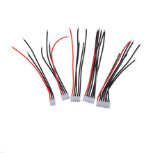Random 5Pcs/lot  22AWG 100mm 2s 3s 4s 5s LiPo Battery Balance Charger Plug Line/Wire/Connector JST-XH Balancer cable 2024 - buy cheap