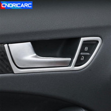 Car Styling Door Handle Decorative Frame Cover Interior Doorknob Trim For Audi A4 B8 2009-16 Stainless Steel Stickers 2024 - buy cheap