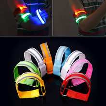 Reflective LED Light Armband Arm Strap Safety Belt For Night Cycling Running 2024 - buy cheap