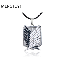 J store Anime Attack On Titan Necklaces Pendants Cosplay Necklace For Women Men Jewelry cosplay fashion jewelry 2024 - buy cheap