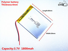 Good Qulity 3.7V,1800mAH,405060 Polymer lithium ion / Li-ion battery for TOY,POWER BANK,GPS,mp3,mp4 2024 - buy cheap