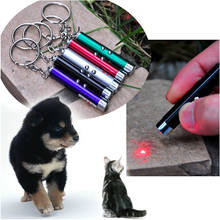 2 pcs High Quality Portable Funny Pet Cat Toys LED Laser Pointer light Pen With Bright Animation Mouse Shadow Funny Play Cat Toy 2024 - buy cheap