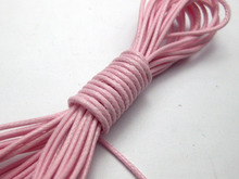 100 Yards Pink Korean Waxed Cord String Thread 1mm for Bracelet Necklace 2024 - buy cheap
