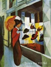 buy a painting Hat Shop August Macke home decor High quality Hand painted 2024 - buy cheap