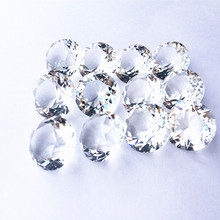 Frete grátis, 20mm alta qualidade k9 faísca cristal de vidro diamantes, 200 pçs/lote, para a decoração da mesa de casamento, presentes de casamento 2024 - compre barato