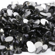Black Diamond супер блестящие Кристальные Стразы SS3-SS40 головистой формы ясно не требуют горячей фиксации клей для страз на нейл-арта украшения 2024 - купить недорого