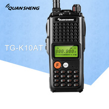 10w quansheng TG-K10AT walkie talkie 10km tg k10at rádio comunicador 10km UHF400-470MHz opcional vhf banda em dois sentidos rádio 4000mah 2024 - compre barato