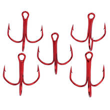 100pcs Treble Fishing Hooks  Small Round Bent Triple Hard Lure Spoon Fishhook size 2# 4# 6# 8# 10# Fishing hooks 2024 - buy cheap