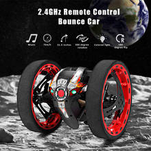 High Speed RC Car Bounce Jumping Car Cars Remote Control Toys Flexible Wheels Rotation Music LED Light Stunt Car Kids Gifts Toy 2024 - buy cheap