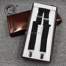 Men Suspenders, Men's Suit Braces, Unisex suspenders,Gallus With Four Clips, Wholesale/Retail 2024 - buy cheap