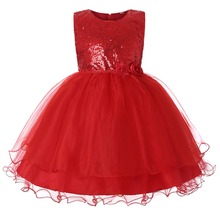 Красное рождественское платье для маленьких девочек; детская Рождественская одежда принцессы; праздничный костюм; платье-пачка для малышей; Детские платья для девочек; одежда 2024 - купить недорого