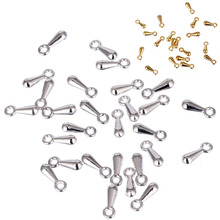 LNRRABC 100pcs/lot 2*7mm Ending Droplets End Of Extend The Chain Gold/Silver Color For Necklace Bracelet DIY Jewelry Findings 2024 - buy cheap