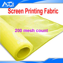5 yards(5 meters ) Yellow 200 Mesh Count (80T) Screen Fabric width: 165cm(63") Silk Screen Printing 2024 - buy cheap